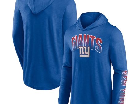 New York Giants Front Runner Pullover Hoodie - Royal on Sale