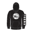 Philadelphia 76ers Black & White Put Me In Coach Hooded Sweatshirt Hot on Sale