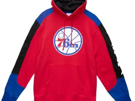 Philadelphia 76ers Mitchell & Ness Fusion Fleece Hoodie Fashion