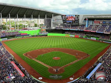 Miami Marlins Marlins Park 8  x 10  Baseball Stadium Photo Hot on Sale