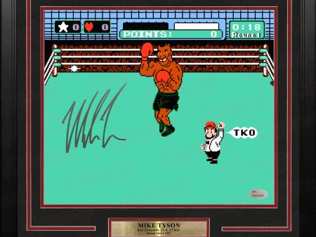 Mike Tyson Punch-Out!! Autographed 11  x 14  Framed Boxing Photo Supply