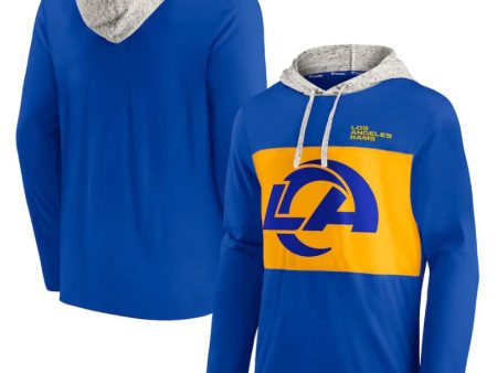 Los Angeles Rams Royal Long Sleeve Hoodie T-Shirt Hot on Sale