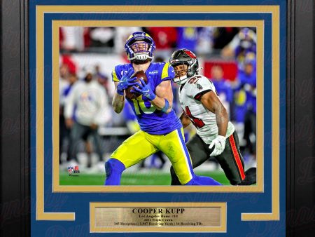 Cooper Kupp Playoff Action Los Angeles Rams 8  x 10  Framed Football Photo Online now