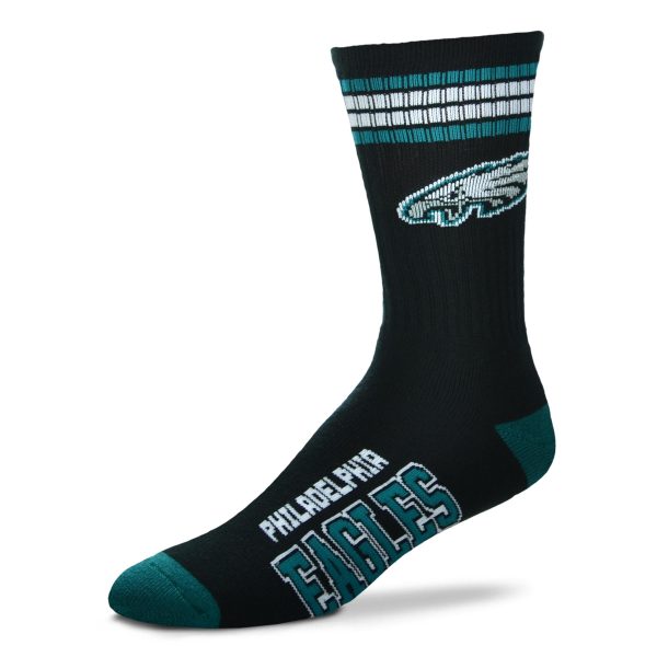 Philadelphia Eagles Men s 4 Stripe Deuce Socks Online Hot Sale