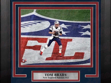 Tom Brady in Action New England Patriots 8  x 10  Framed Football Photo Online Sale