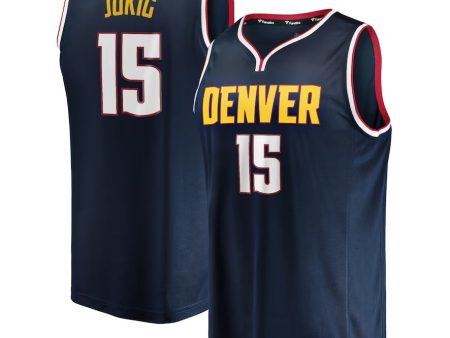 Nikola Jokic Denver Nuggets Fast Break Player Jersey - Icon Edition - Navy on Sale