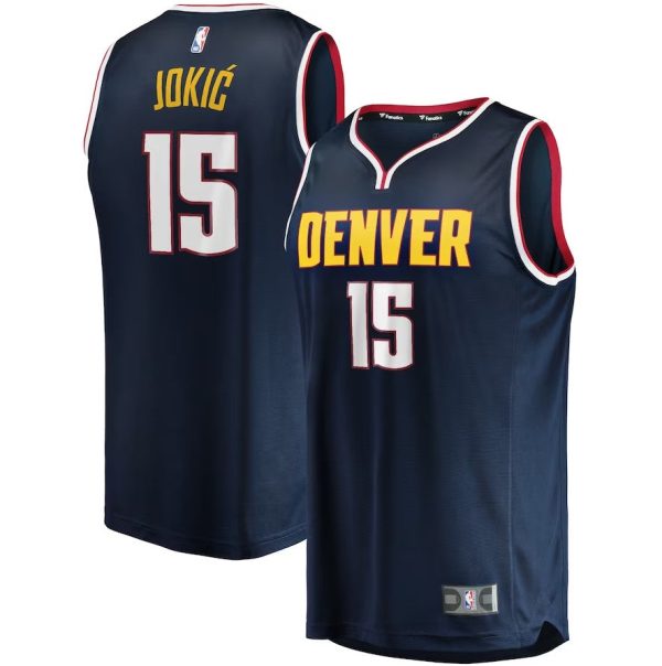 Nikola Jokic Denver Nuggets Fast Break Player Jersey - Icon Edition - Navy on Sale