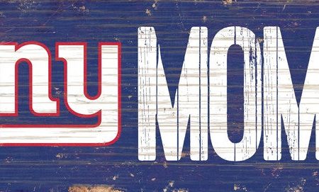 New York Giants Mom Wood Sign Hot on Sale