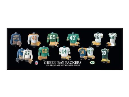 Green Bay Packers Legacy Uniform Wood Plaque Online now