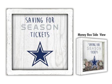 Dallas Cowboys Saving For Season Tickets Money Box For Sale