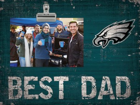 Philadelphia Eagles 8   x 10.5   Best Dad Clip Frame Online Sale