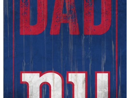 New York Giants Dad Wood Sign Online Sale