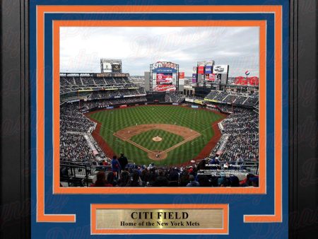 New York Mets Citi Field 8  x 10  Framed Baseball Stadium Photo Hot on Sale