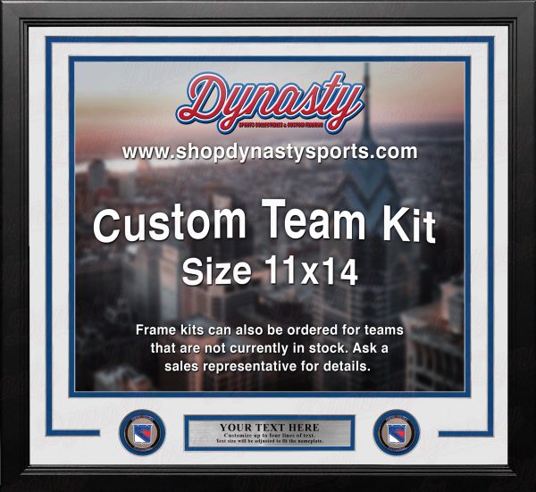 New York Rangers Custom NHL Hockey 11x14 Picture Frame Kit (Multiple Colors) Discount