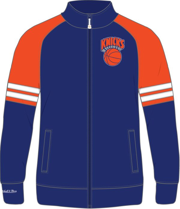 New York Knicks Mitchell & Ness MVP 2.0 Track Jacket Online Hot Sale