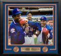 Dwight Gooden, Darryl Strawberry, & Mike Tyson New York Mets Autographed 16x20 Framed Baseball Photo Fashion