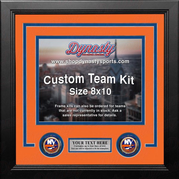 New York Islanders Custom NHL Hockey 8x10 Picture Frame Kit (Multiple Colors) Cheap