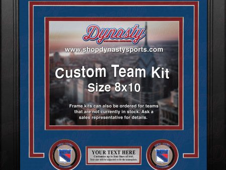 New York Rangers Custom NHL Hockey 8x10 Picture Frame Kit (Multiple Colors) For Discount