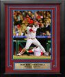 Odubel Herrera Philadelphia Phillies At-Bat MLB Baseball Framed and Matted Photo Sale