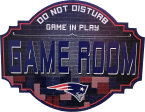 New England Patriots 12  Game Room Wood Sign on Sale