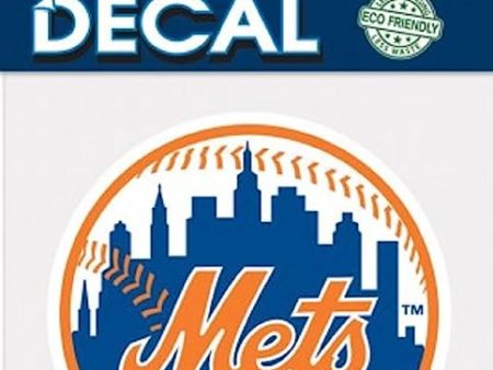 New York Mets 4  x 4  Decal Discount