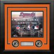 Philadelphia Flyers NHL Hockey Photo Picture Frame (Orange Matting, Black Trim) Online