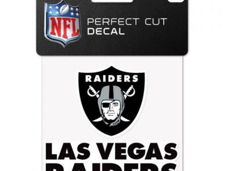 Las Vegas Raiders 4  x 4  Decal Online Hot Sale