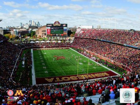 Minnesota Golden Gophers TCF Bank Stadium 8  x 10  College Football Photo Online Sale