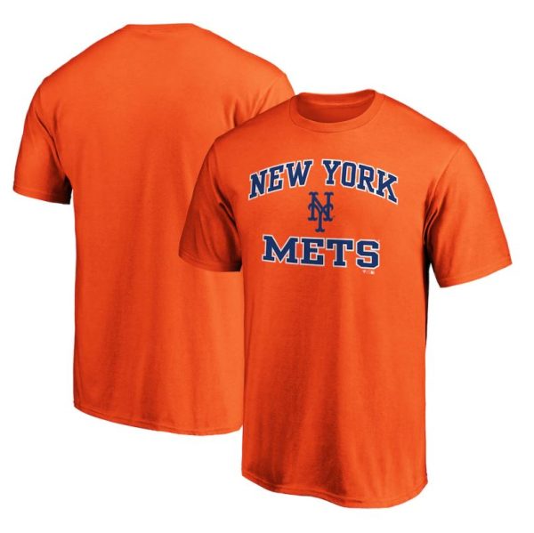 New York Mets Heart & Soul T-Shirt - Orange For Discount