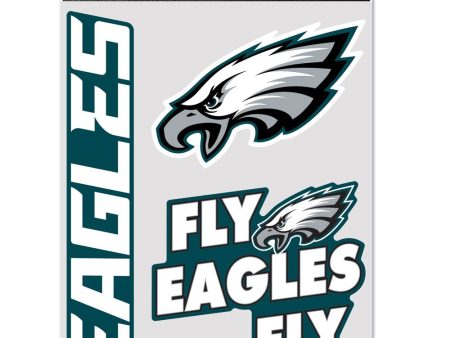 Philadelphia Eagles 3-Piece Fan Multi Use Decal Set on Sale