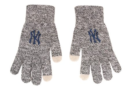 New York Yankees Gray Knit Texting Gloves Discount