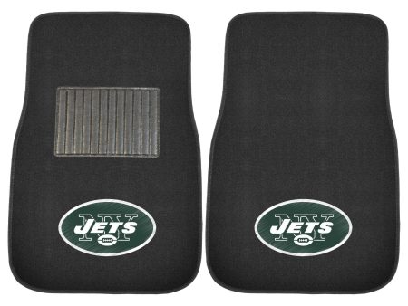 New York Jets 2 Piece Embroidered Car Mat Set Supply