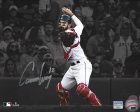 Connor Wong Throwing Action Boston Red Sox Autographed 8  x 10  Spotlight Baseball Photo Cheap