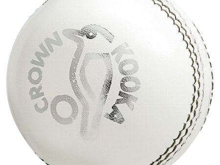 Kookaburra Crown White Cricket Ball (Dozen) on Sale