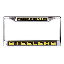 Pittsburgh Steelers NFL Football Chrome License Plate Frame Online now