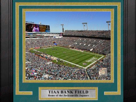 Jacksonville Jaguars TIAA Bank Field NFL Football 8  x 10  Framed and Matted Stadium Photo For Sale