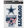 Dallas Cowboys 3-Piece Fan Multi Use Decal Set on Sale