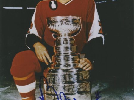 Bill Barber Stanley Cup Autographed Philadelphia Flyers 8  x 10  Hockey Photo Fashion