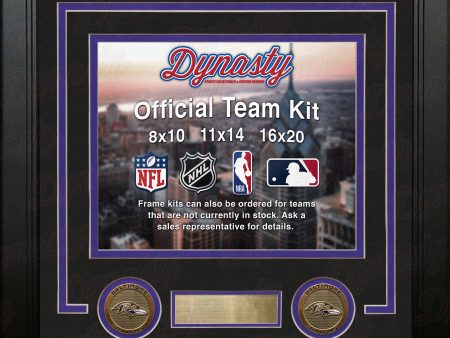 Baltimore Ravens Custom NFL Football 11x14 Picture Frame Kit (Multiple Colors) Cheap