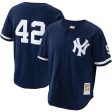 Mariano Rivera New York Yankees Mitchell & Ness Navy Blue 1999 Batting Practice Jersey Sale