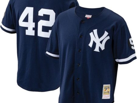 Mariano Rivera New York Yankees Mitchell & Ness Navy Blue 1999 Batting Practice Jersey Sale