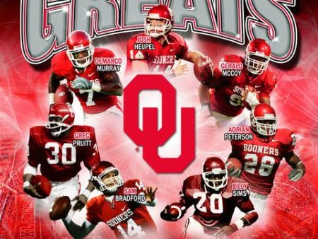 Oklahoma Sooners All-Time Greats NCAA College Football 8  x 10  Photo Online