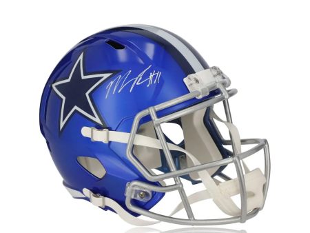 Micah Parsons Dallas Cowboys Autographed Flash Speed Replica Helmet Online now