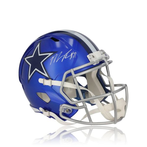 Micah Parsons Dallas Cowboys Autographed Flash Speed Replica Helmet Online now