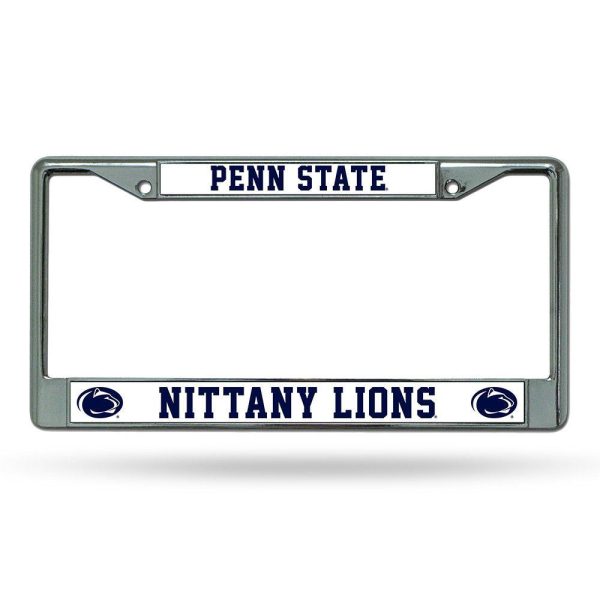 Penn State Nittany Lions NCAA College Chrome License Plate Frame Online Hot Sale