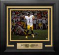 Ben Roethlisberger Blackout Action Pittsburgh Steelers 8  x 10  Framed Football Photo Fashion