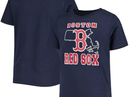 Boston Red Sox State Navy Blue Youth T-Shirt Supply