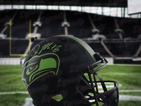 DK Metcalf Autographed Seattle Seahawks Eclipse Speed Full-Size Football Helmet Cheap