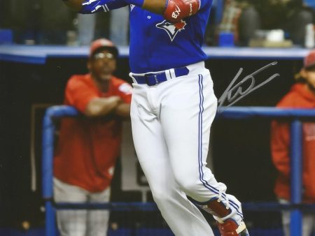 Vladimir Guerrero, Jr. Walk-Off Home Run Celebration Toronto Blue Jays Autographed Baseball Photo Online Sale