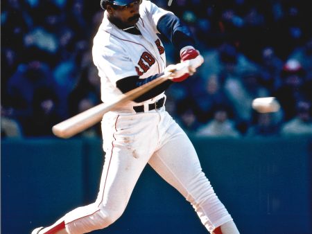 Jim Rice At-Bat Boston Red Sox Autographed 16  x 20  Baseball Photo on Sale